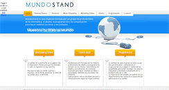 Desktop Screenshot of mundostand.com