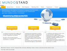 Tablet Screenshot of mundostand.com